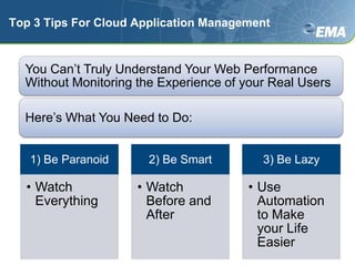 Top 3 Tips For Cloud Application Management