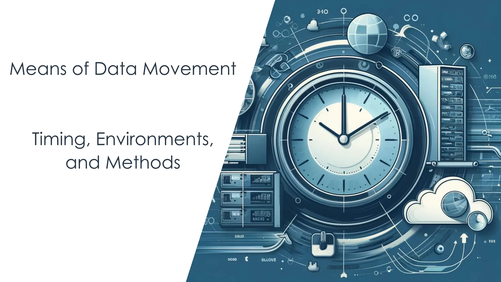 @ema_research
| @ema_research
Means of Data Movement
Timing, Environments,
and Methods
 