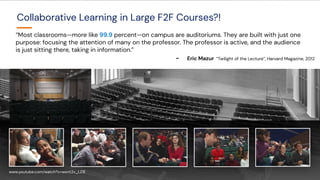 www.youtube.com/watch?v=wont2v_LZ1E
“Most classrooms—more like 99.9 percent—on campus are auditoriums. They are built with...