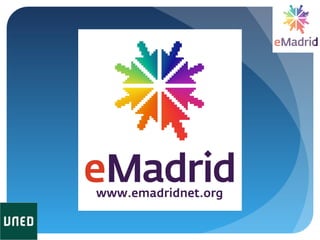 Red eMadrid: Laboratorios remotos y virtuales, el  futuro práctico de la formación no  presencial. Manuel Castro, UNED. 20...