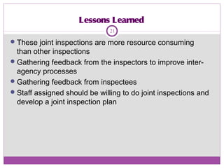 Ema fda joint inspections | PPT