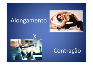AlongamentoAlongamento
XX
ContraçãoContração
XX
 