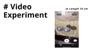 # Video
Experiment
at Length 16 cm
 