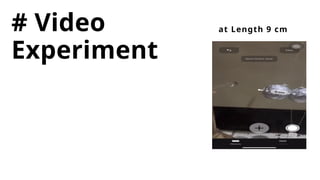 # Video
Experiment
at Length 9 cm
 