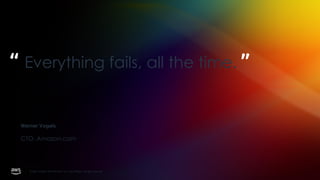 | @ema_research
© 2024, Amazon Web Services, Inc. or its affiliates. All rights reserved.
Everything fails, all the time.
Werner Vogels
CTO, Amazon.com
 