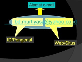 bd.murtiyasa@yahoo.co.id
Alamat e-mail
Web/Situs
ID/Pengenal
 