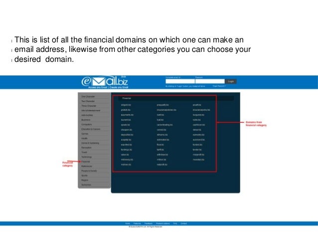 free email accounts list