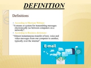 Email: Introduction | PPTX