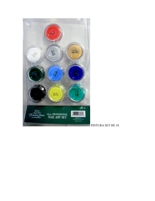 PINTURA SET DE 10
 