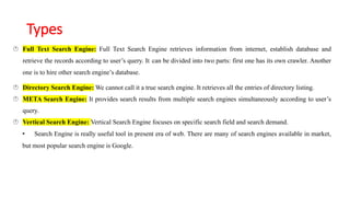 E-mail & Search Engines | PPTX | Search | Internet