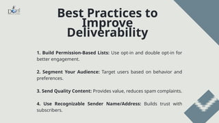 Email Deliverability & Best Practices to Reach the Inbox | PPTX | Email ...