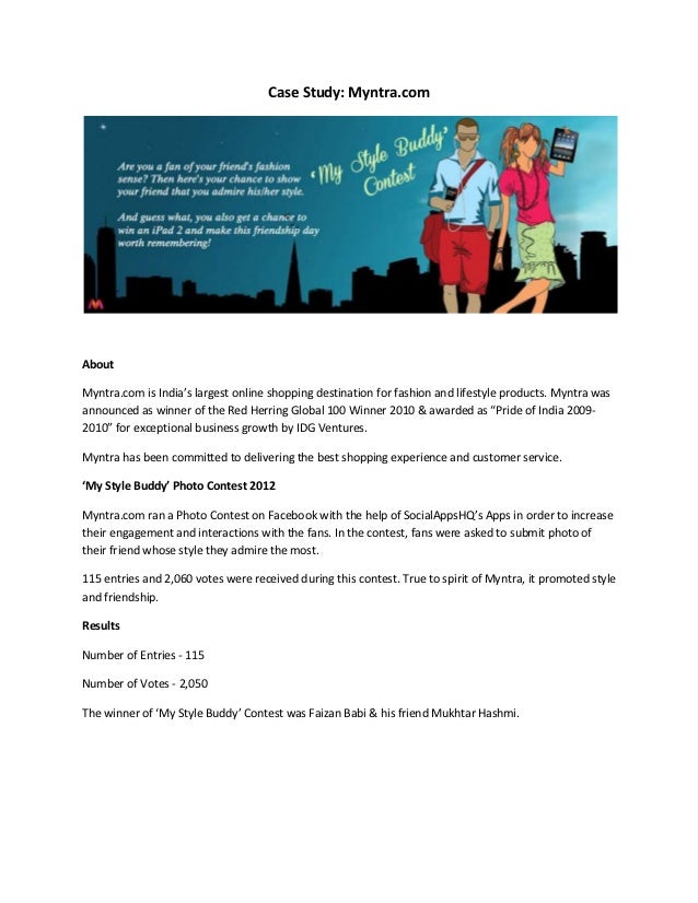 Myntra case study pdf image