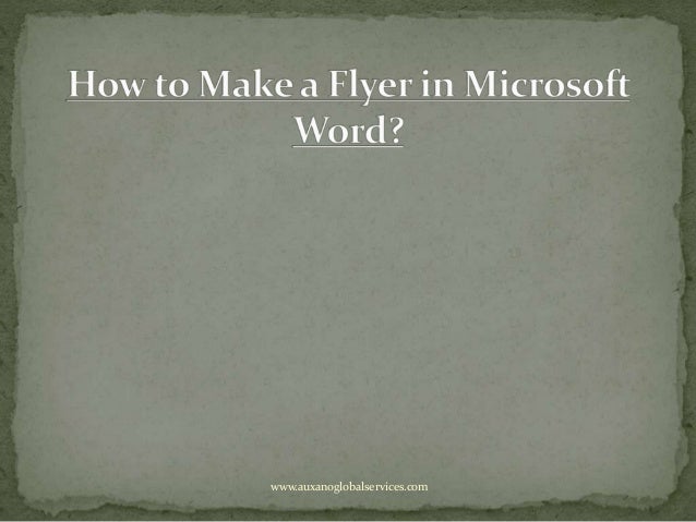 how to make flyer in word seatle davidjoel co