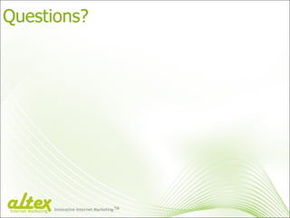 Questions? Innovative Internet Marketing TM Internet Marketing 