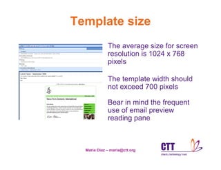 Email Newsletters Workshop   Lvsc 2008 Read Only