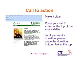 Email Newsletters Workshop   Lvsc 2008 Read Only
