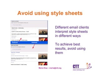Email Newsletters Workshop   Lvsc 2008 Read Only