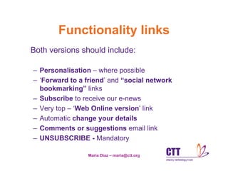 Email Newsletters Workshop   Lvsc 2008 Read Only