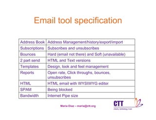Email Newsletters Workshop   Lvsc 2008 Read Only