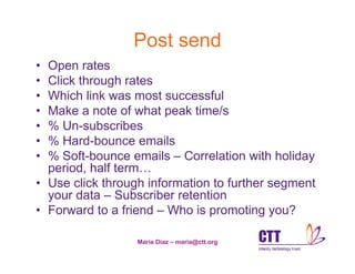 Email Newsletters Workshop   Lvsc 2008 Read Only