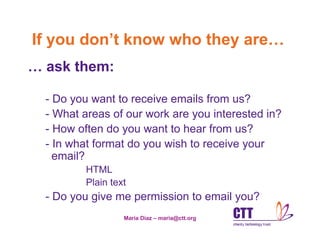 Email Newsletters Workshop   Lvsc 2008 Read Only