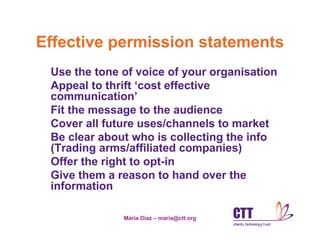 Email Newsletters Workshop   Lvsc 2008 Read Only