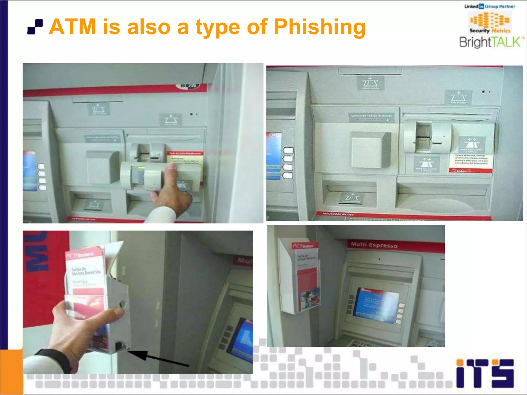 ATM is also a type of Phishing
 