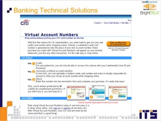 Banking Technical Solutions
 