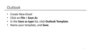 Email templates | PPTX | Email | Internet