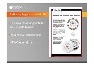 Exklusive Angebote nur für Sie


Exklusive Vorabangebote für
bestehende Kunden

Voranmeldung notwendig

47% Conversions
 
