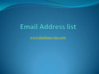 www.database-me.com
 
