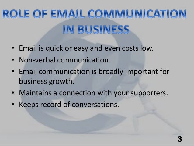 EMAIL A MODE OF COMMUNICATION