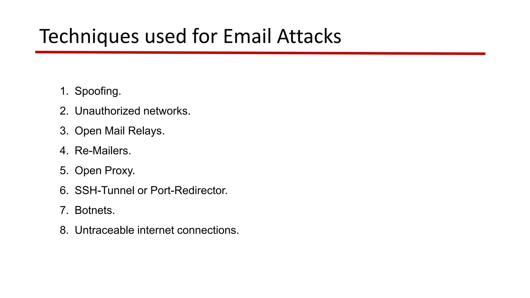 Email analysis ppt