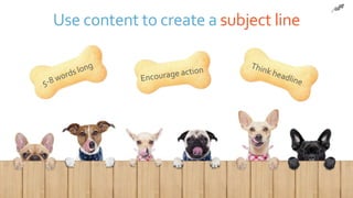 Use content to create a subject line
 