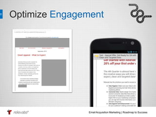 Optimize Engagement 
Email Acquisition Marketing | Roadmap to Success 
 