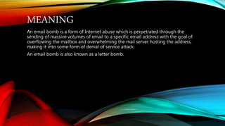 Email bombing | PPTX