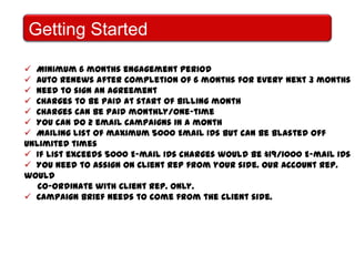  Brief for template designing  