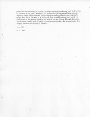 Email chain on Laura Thielen