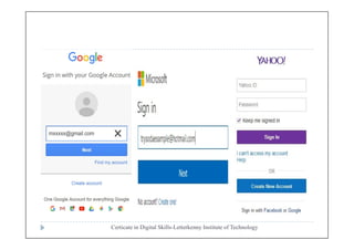 Certicate in Digital Skills-Letterkenny Institute of Technology
 