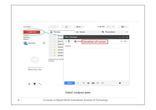 Certicate in Digital Skills-Letterkenny Institute of Technology
Gmail compose pane
 