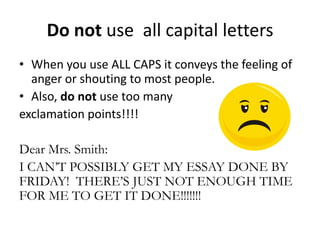 Email etiquette | PPTX