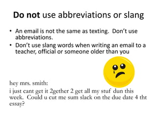 Email etiquette | PPTX