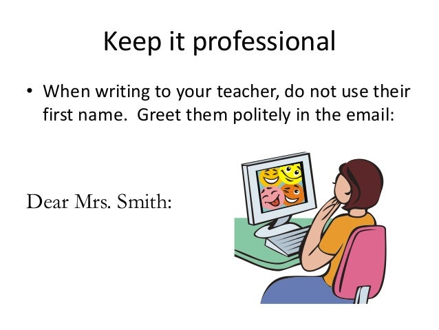 email to teacher