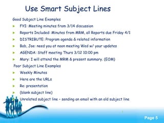 Email etiquette 131220225255-phpapp02 - | PPT
