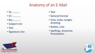 Email Etiquette | PPSX