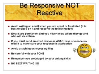 Email Etiquette | PPT