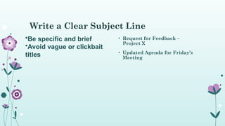 Mastering the art of email and smart emailing for professionals | PPT
