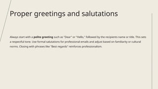 Mastering Email Etiquette: Professional Writing Tips for Clear ...