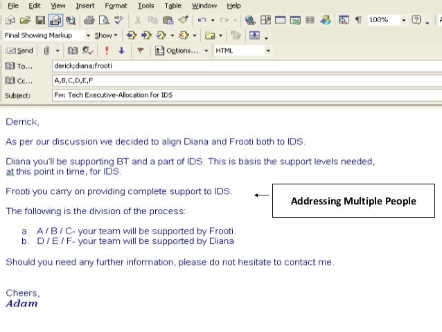 to multiple recipients email greeting etiquette 1.2 Email