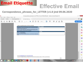 JMD
29.05.2020
12
Email Etiquette
Effective Email
Correspondence_phrases_for_LETTER (v1.0 jmd 09.06.2020
 